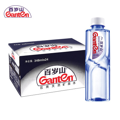 百岁山天然矿泉水348ML*24瓶