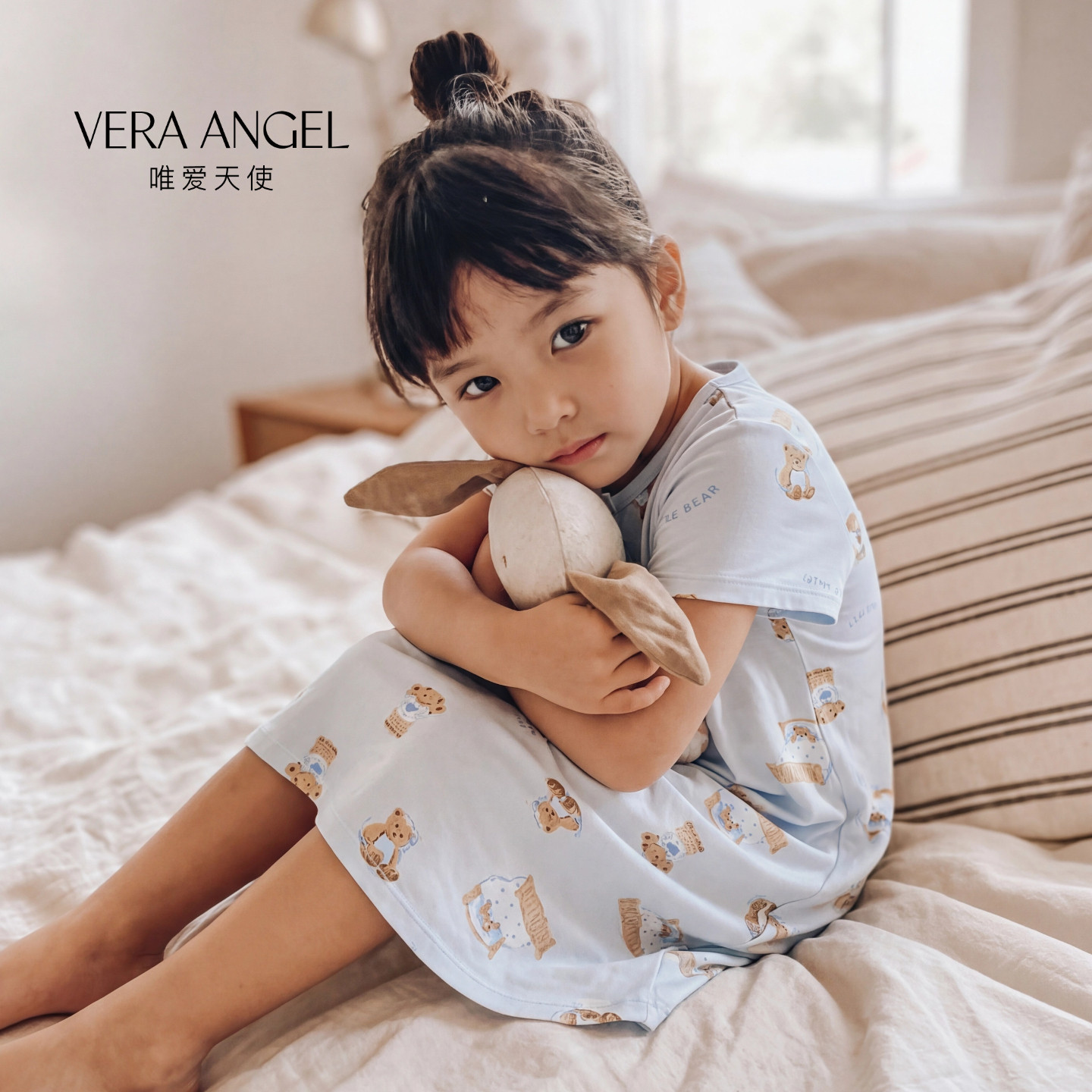 VeraAngel女童兰精莫代尔睡裙图片