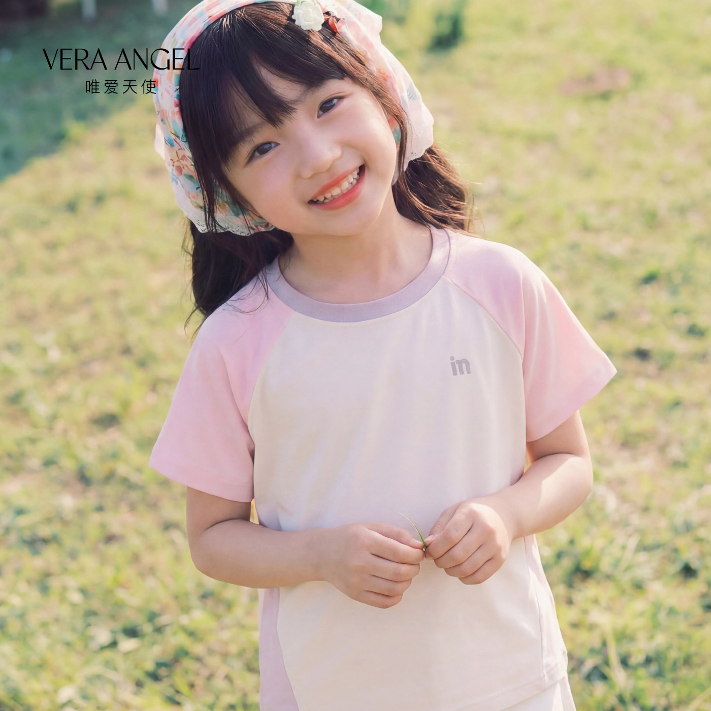 VeraAngel儿童莱赛尔短袖T恤图片