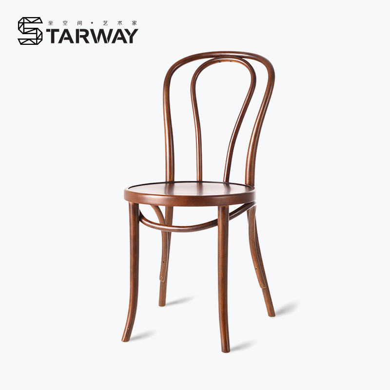 星威波兰进口18号椅现代简约餐椅实木索耐特椅北欧风网红家用复古
