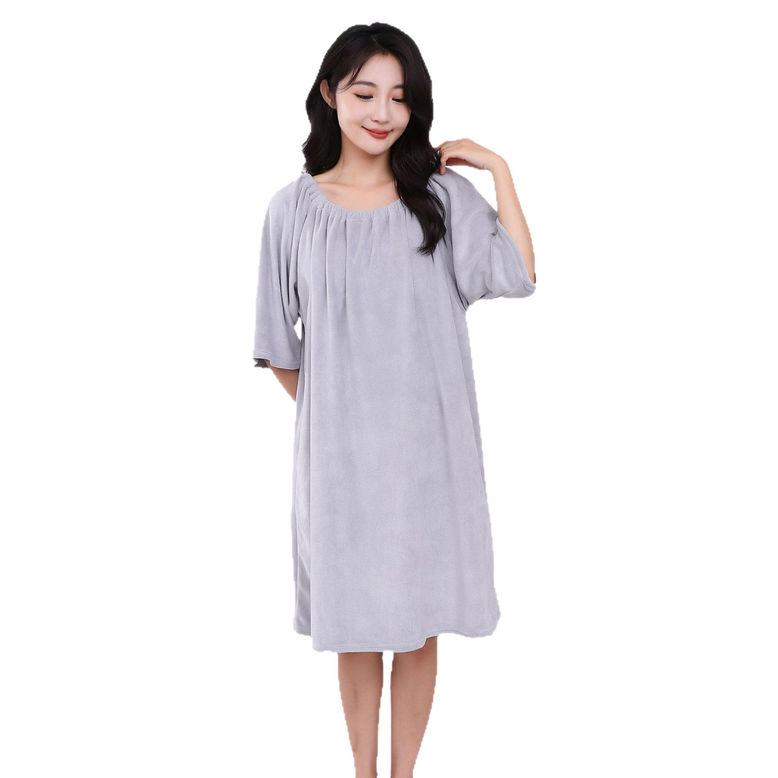 美容院肩颈按摩服头疗汗蒸专用带袖浴裙抹胸可穿浴裙舒适定制LOGO,个人护理/保健/按摩器材,按摩披肩/肩背敲击按摩带,淘宝优惠券,粉丝福利购,淘宝优惠卷