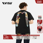 EVISU福神 男士 神兽白泽大M超宽松潮流百搭休闲T恤