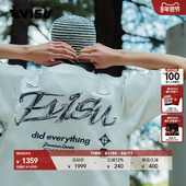 EVISU福神男士 商标口号刺绣背心2ESHTM5VS1164FFCP