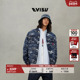 男款 EVISU福神 2025秋季 潮流仙鹤图案翻领牛仔夹克外套