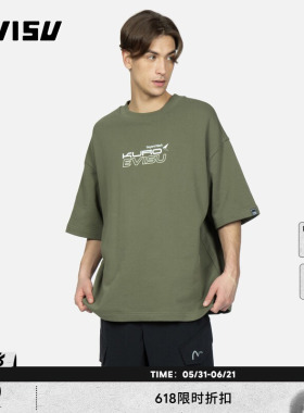 EVISU男士Logo个性口号印花纯棉圆领短袖卫衣2ESGNM3SW430FFCT