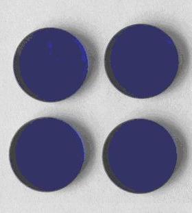 带通滤光片  380nm   青蓝色 蓝色 滤光片   QB29 20*1.5mm