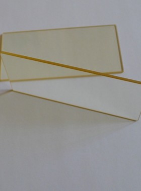 金黄色玻璃 金黄色滤光片 JB420 前截止长波通滤光片 150*55*2mm