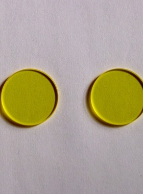 光学黄色玻璃JB470 金波滤光片 470nm后通过 前截止 80*20*2mm