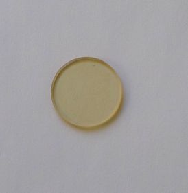 光学黄色玻璃JB400 金波滤光片 400nm 后通过 前截止 Φ35*2mm