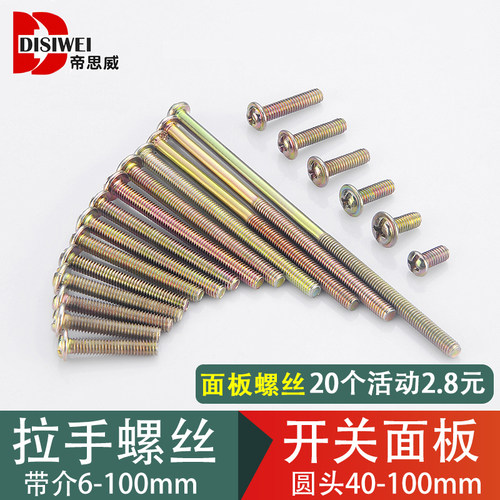 帝思威广州铁机丝圆头面板螺丝