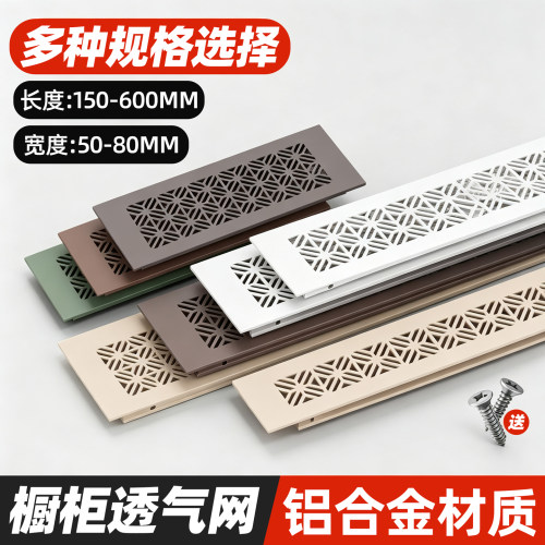 铝合金长方形透气网柜体散热