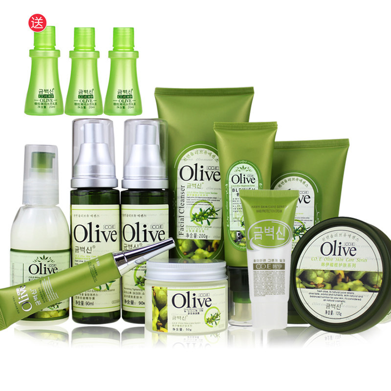 天天特价 韩伊橄榄Olive10件护肤品套装 女正品补水保湿学生水乳