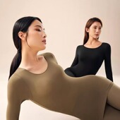 2025年新款 女轻薄无痕面膜肌底衣A1 润肤美肤衣保暖套装