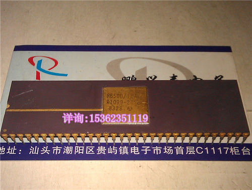 R6500/1EAC  镀金面陶瓷封装 64直插脚 ROCKWELL  微处理器 老CPU