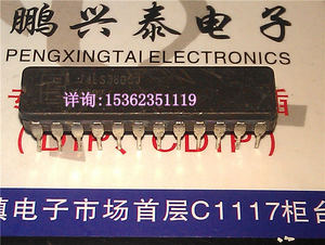74LS380CJ进口双列24直插脚DIP陶瓷封装IC集成电路电子元件