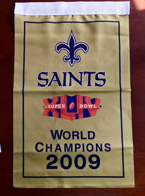 New Orleans Saints 2009 Super Bowl XLIV Champions flag