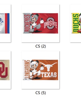 NCAA Mickey Mouse House Flag米老鼠屋大学名校海报旗帜