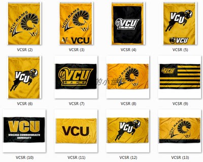Virginia Commonwealth University Rams Flag弗吉尼亚联邦大学旗