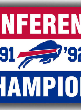 Buffalo Bills Football Conference Champions Flag
