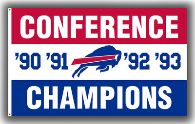Buffalo Bills Football Conference Champions Flag