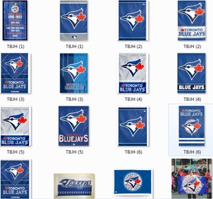 Toronto Blue Jays Baseball Flag多伦多蓝鸟队球迷海报旗帜车旗