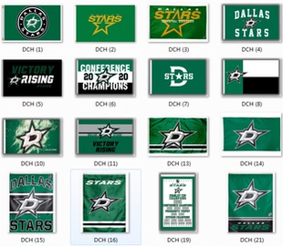NHL Dallas Stars Flag达拉斯星队球迷会场宿舍装饰旗帜