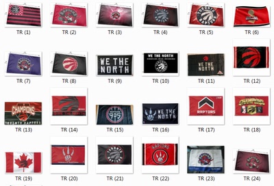 NBA Toronto Raptors Team Flag多伦多猛龙队球迷装饰旗帜
