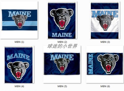 Maine Black Bears Flag缅因大学黑熊队球迷旗帜