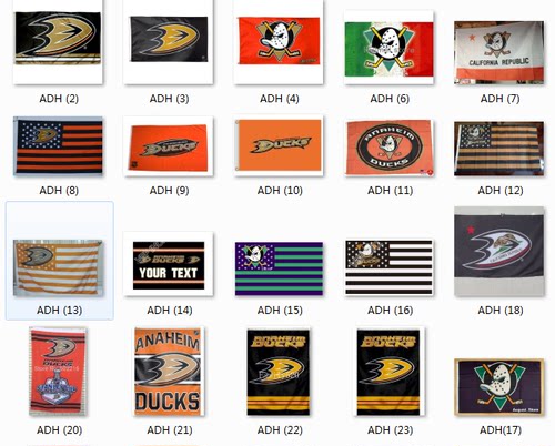 Anaheim Ducks Flag安纳海姆小鸭队冰球球迷会场装饰海报旗帜