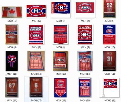 NHL Montreal Canadiens Flag蒙特利尔加拿大人队装饰旗帜车旗