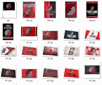 NBA Portland Trailblazers Team Flag波特兰开拓者球迷装饰旗帜