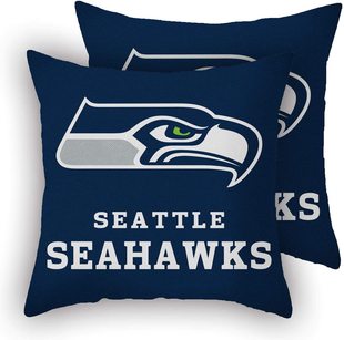 Seattle Seahawks pillowcase西雅图海鹰队球迷抱枕套DIY抱枕