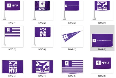 New York University Violets University College Flag大学旗帜