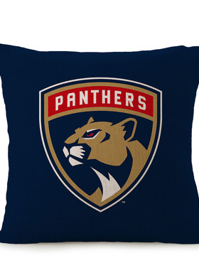 Florida Panthers Outdoor Indoor 1定制标志抱枕套DIY抱枕含枕芯