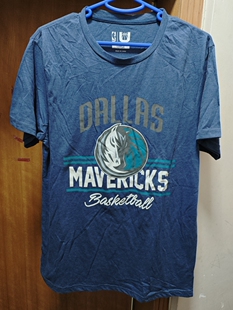 独行侠队卢卡东契奇经典单面款纯棉短袖T恤东欧组合