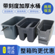 白云双格清洁桶方形塑料小水桶保洁家用洗车提水储水桶带刻度大桶