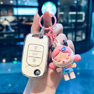 五菱宏光mini钥匙套miniev迷你s四门版马卡龙第三代四代车扣壳女