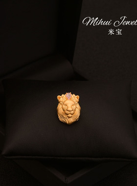 复古精致狮子胸针衬衫领口防走光气质小扣针固定衣服配饰西装胸花