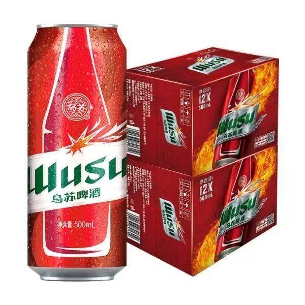 正品夺命大乌苏原浆500ml*24听