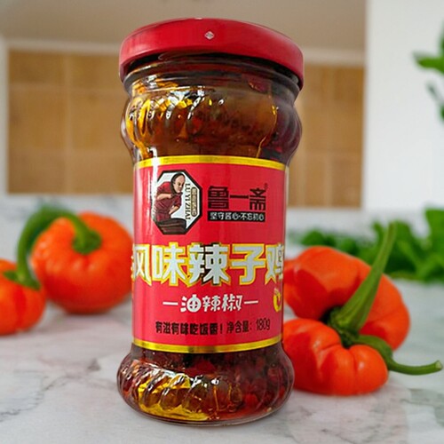 鲁一斋风味鸡丝辣椒酱拌饭沂蒙