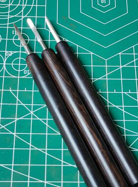 小布眼片专用抹平雕刻纹理工具