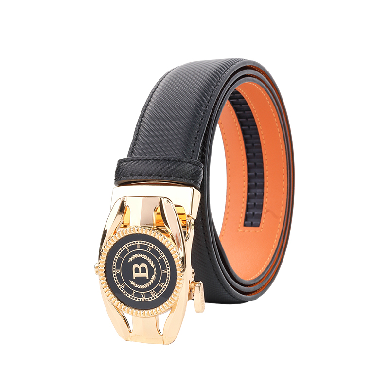 男生皮带年轻人自动扣男款潮流真皮高档品牌美式学生款新款百搭