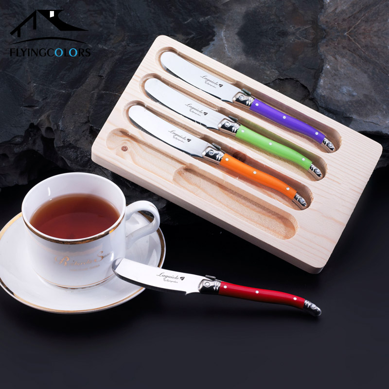 西餐餐具奶油刀黄油抹刀4件套餐具法国Laguiole西餐果酱刀涂酱