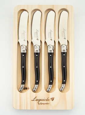西餐餐具奶油刀黄油刀4件套餐具法国Laguiole西餐果酱刀