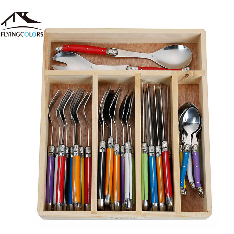 西餐刀叉勺套装34件套法国Laguiole餐具 牛排刀叉勺套装7XfN7EUX,餐饮具,西餐餐具套装,淘宝优惠券,粉丝福利购,淘宝优惠卷