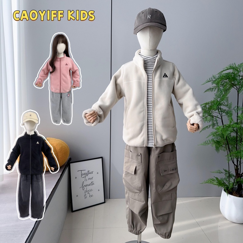 嗨大E小e加厚冬季立领外套