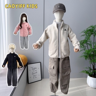 嗨大E小e加厚冬季立领外套