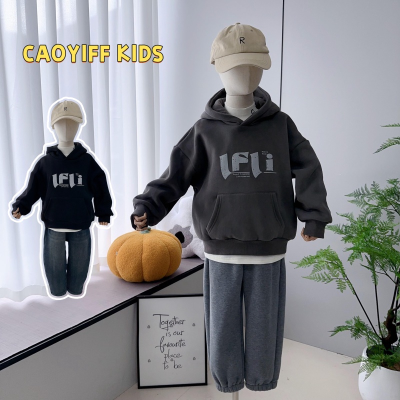 啦芙莱冬季男女童棉韩版卫衣