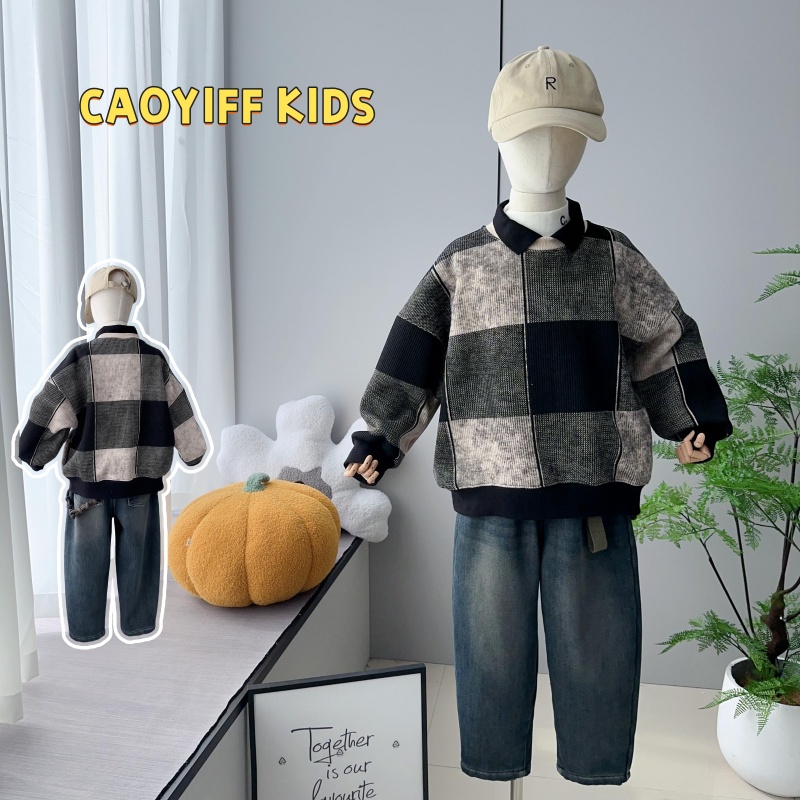 啦芙莱冬季男女童棉韩版卫衣