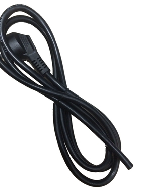 国标单头3C认证弯头电源线3x0.75平方1.5 1.8 3m三孔大功率插头线